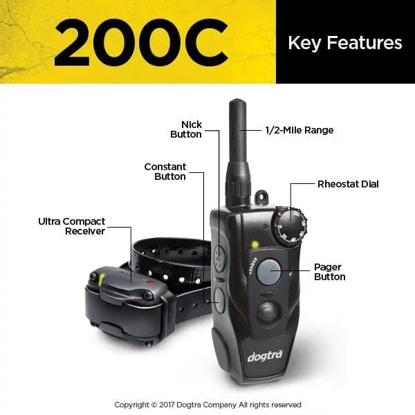 Dogtra 200C System Key Features