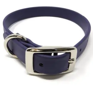 K-9 Komfort 3/4 Inch TufFlex Purple D Ring Collar