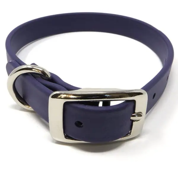 K-9 Komfort 3/4 Inch TufFlex Purple D Ring Collar