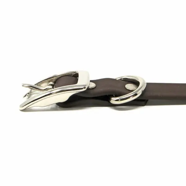 K-9 Komfort 3/4 Inch TufFlex Brown Center Ring Collar