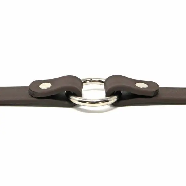 K-9 Komfort 3/4 Inch TufFlex Brown Center Ring Collar