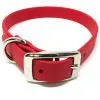 K-9 Komfort 3/4 Inch TufFlex Red D Ring Collar