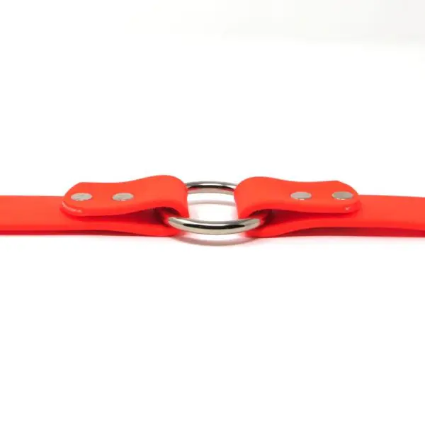 K-9 Komfort 1 Inch TufFlex Orange Center Ring Collar