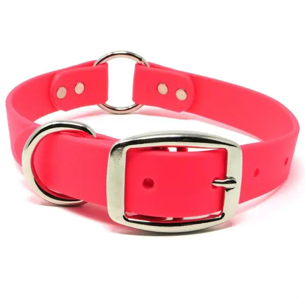 K-9 Komfort 1 Inch TufFlex Pink Center Ring Collar