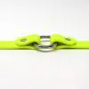 K-9 Komfort 3/4 Inch TufFlex Neon Yellow Center Ring Collar