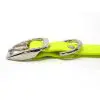 K-9 Komfort 1 Inch TufFlex Neon Yellow D Ring Collar