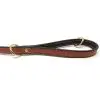 K-9 Komfort Tan Skirting with Burgundy Latigo Premium Deluxe Leather Lead