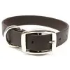 K-9 Komfort 1 Inch TufFlex Brown D Ring Collar