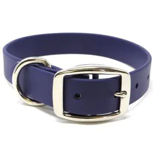 K-9 Komfort 1 Inch TufFlex Purple D Ring Collar