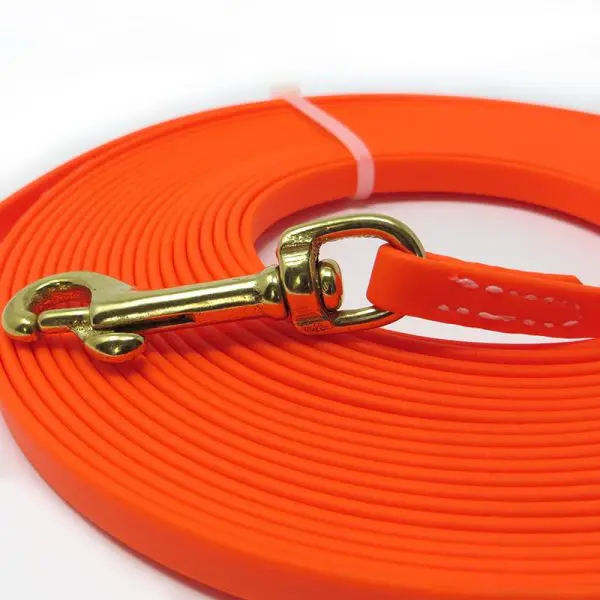 K-9 Komfort TufFlex Orange Light Check Cord