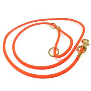 K-9 Komfort TufFlex Orange Round Lead 4 ft and 6 ft