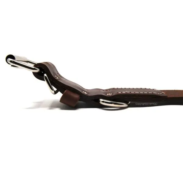 1 1/4 Inch Deluxe Leather Collar