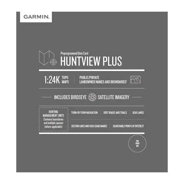 Garmin HuntView Plus Maps