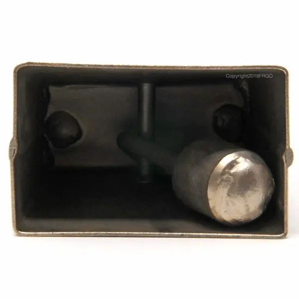 Sunkhaze Flewelling Handcrafted Dog Bell, Medium Nickel Plated