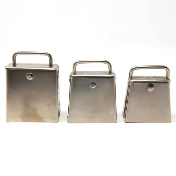 Sunkhaze Flewelling Handcrafted Dog Bells Nickel Plated