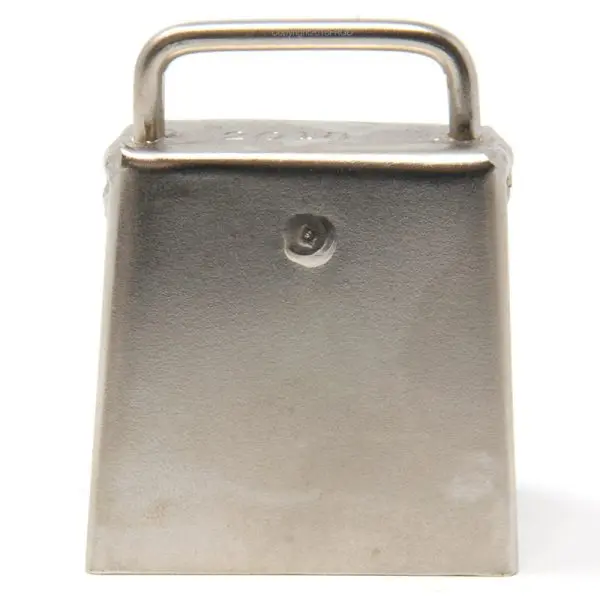 Sunkhaze Flewelling Handcrafted Dog Bell, Medium Nickel Plated