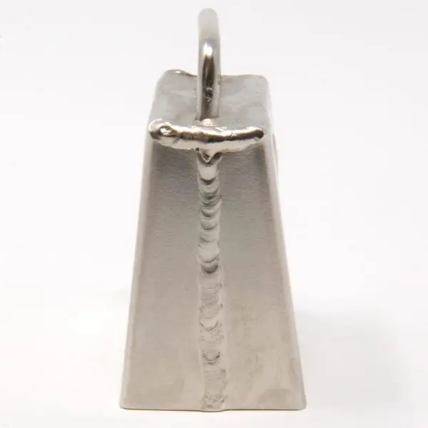 Sunkhaze Flewelling Handcrafted Dog Bell, Medium Nickel Plated