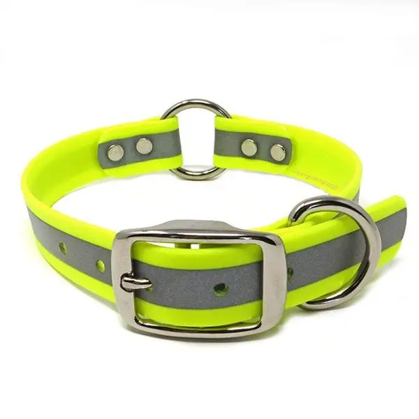 1 Inch Beta Reflective Collar RIC Neon Yellow