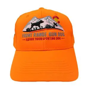 Front Range Gun Dog Blaze Orange Silver Hat 600