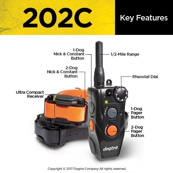 Dogtra 202C System Key Features