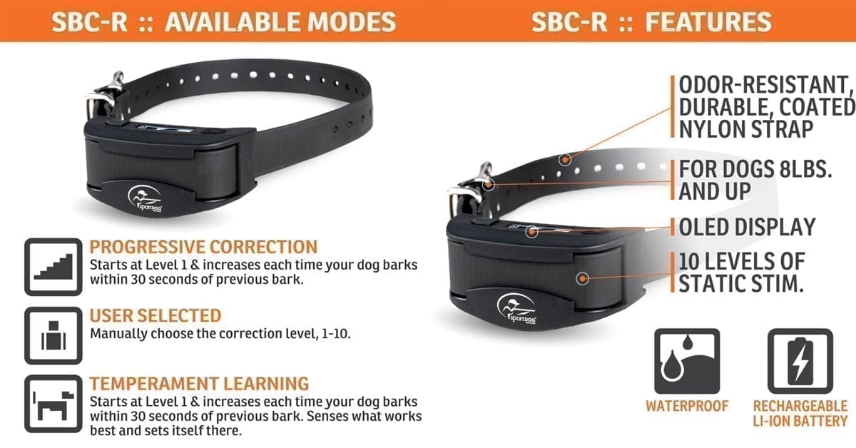 SportDOG NoBark SBCR Free Shipping Front Range Gun Dog