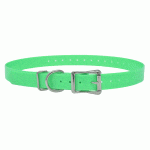 K-9 Komfort 3/4″ Universal Replacement Strap with Roller Double Buckle and D Loop-Neon Green