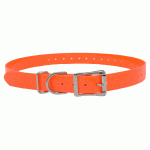 K-9 Komfort 3/4″ Universal Replacement Strap with Roller Double Buckle and D Loop-Orange