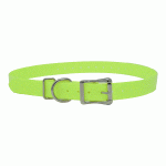 K-9 Komfort 3/4″ Universal Replacement Strap with Roller Double Buckle and D Loop-Neon Yellow