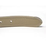 K-9 Komfort 1″ Premium Deluxe Dark Brown Latigo with Light Buffalo Liner Leather D Ring Collar