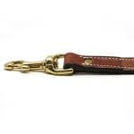 K-9 Komfort London Tan Deluxe Leather Lead