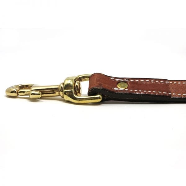 K-9 Komfort London Tan Deluxe Leather Lead