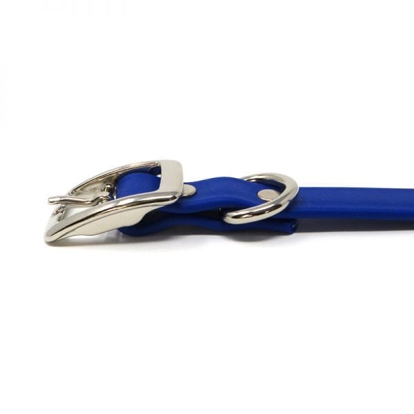 K-9 Komfort 3/4 Inch TufFlex Blue D Ring Collar