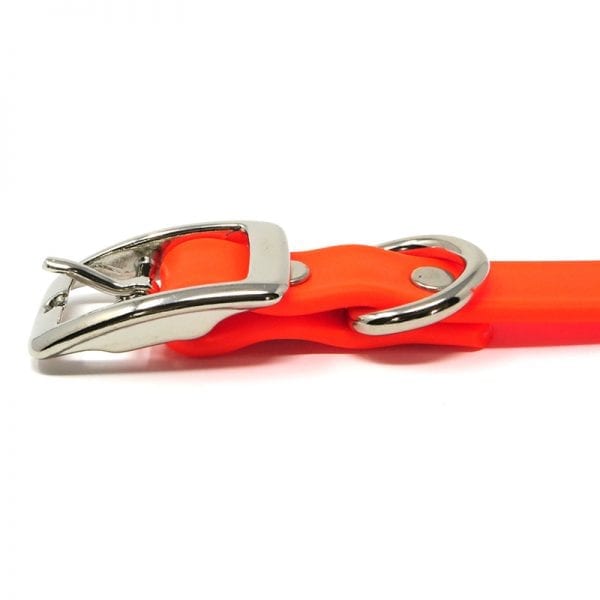 K-9 Komfort 3/4 Inch TufFlex Orange Center Ring Collar