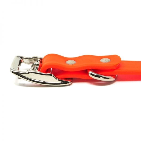 K-9 Komfort 3/4 Inch TufFlex Orange Center Ring Collar