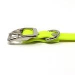 K-9 Komfort 3/4 Inch TufFlex Neon Yellow D Ring Collar