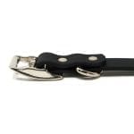 K-9 Komfort 3/4 Inch TufFlex Black Center Ring Collar