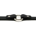 K-9 Komfort 3/4 Inch TufFlex Black Center Ring Collar