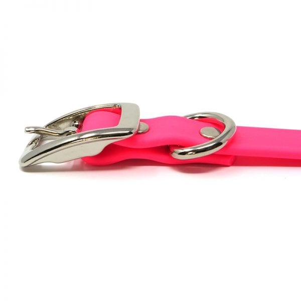 K-9 Komfort 3/4 Inch TufFlex Pink D Ring Collar