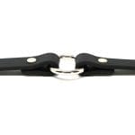 K-9 Komfort 3/4 Inch TufFlex Black Center Ring Collar