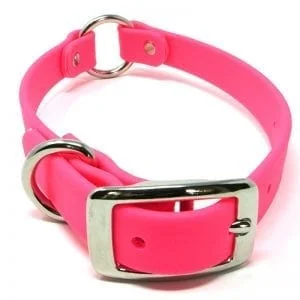 K-9 Komfort 3/4 Inch TufFlex Pink Center Ring Collar