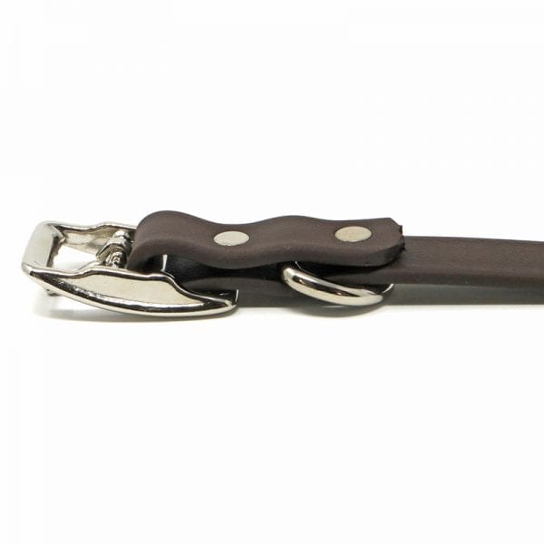K-9 Komfort 3/4 Inch TufFlex Brown Center Ring Collar