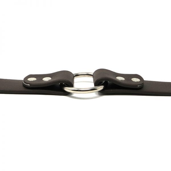 K-9 Komfort 1 Inch TufFlex Brown Center Ring Collar