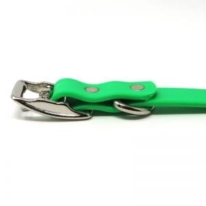 K-9 Komfort 3/4 Inch TufFlex Neon Green Center Ring Collar