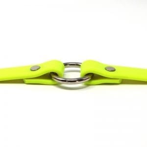 K-9 Komfort 3/4 Inch TufFlex Neon Yellow Center Ring Collar