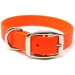 K-9 Komfort 1 Inch TufFlex Orange D Ring Collar