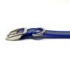 K-9 Komfort 1 Inch Reflective Blue Center Ring Collar