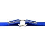K-9 Komfort 1 Inch Reflective Blue Center Ring Collar