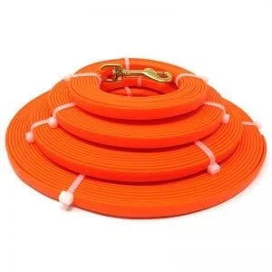 K-9 Komfort TufFlex Orange Light Check Cord