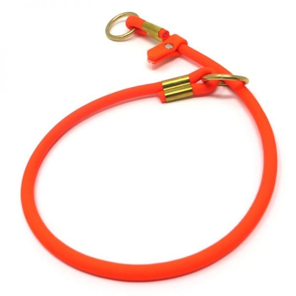 K-9 Komfort TufFlex Orange Round Slip Collar