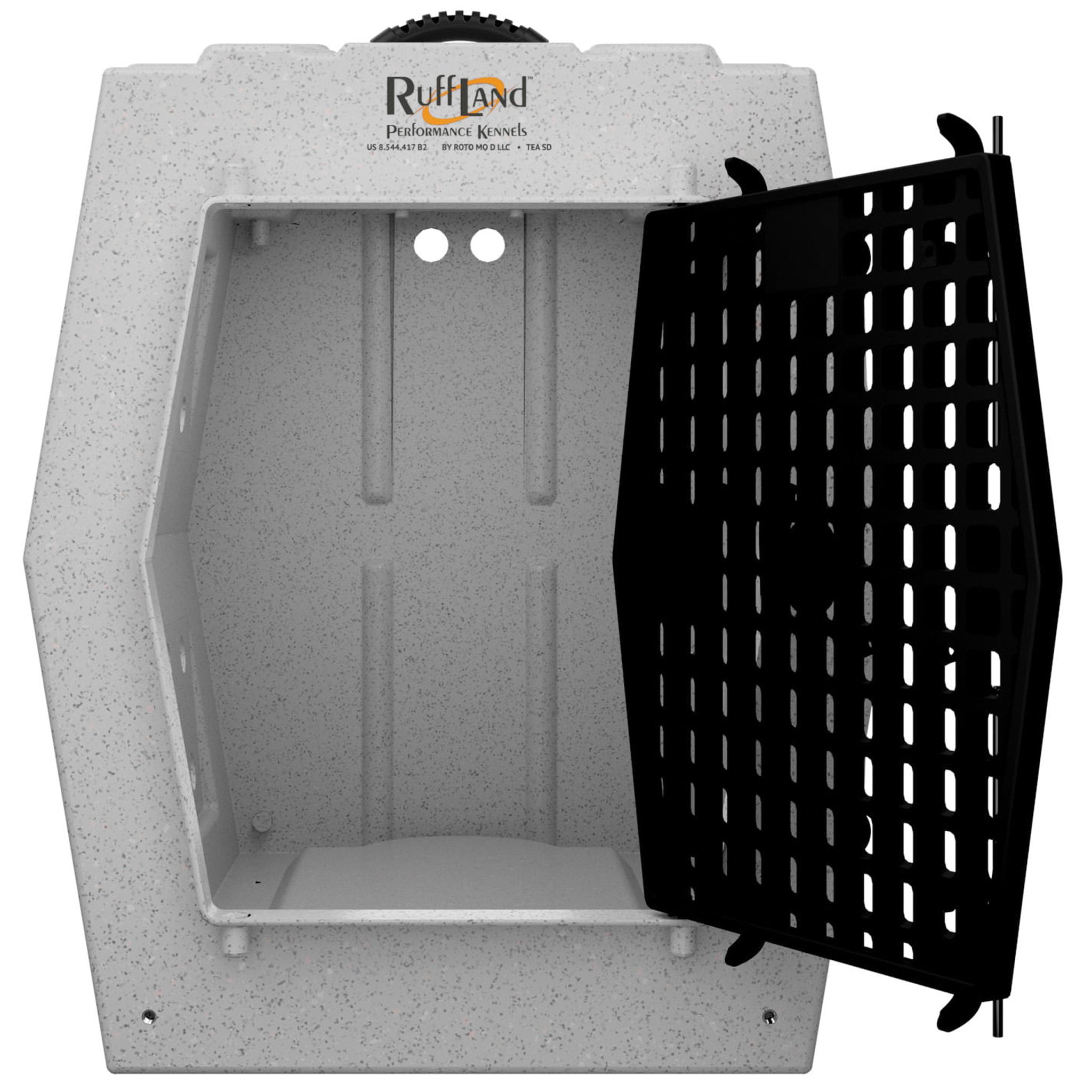 Ruff Land Kennels Large Double Door Right Side Entry Dog Kennel Front Range Gun Dog